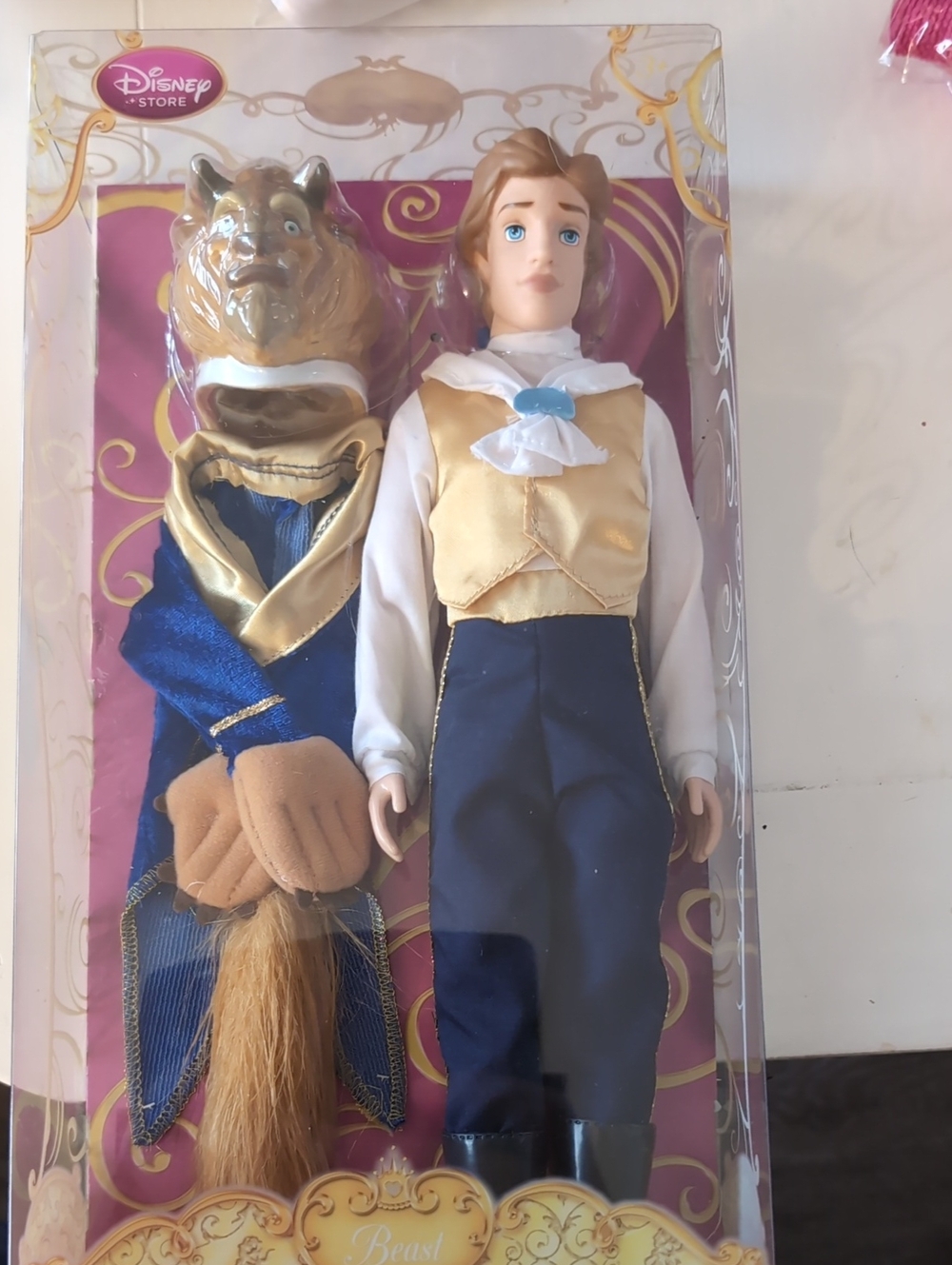 Disney Prince/Beast Dress-Up Doll - Blue, Gold, White